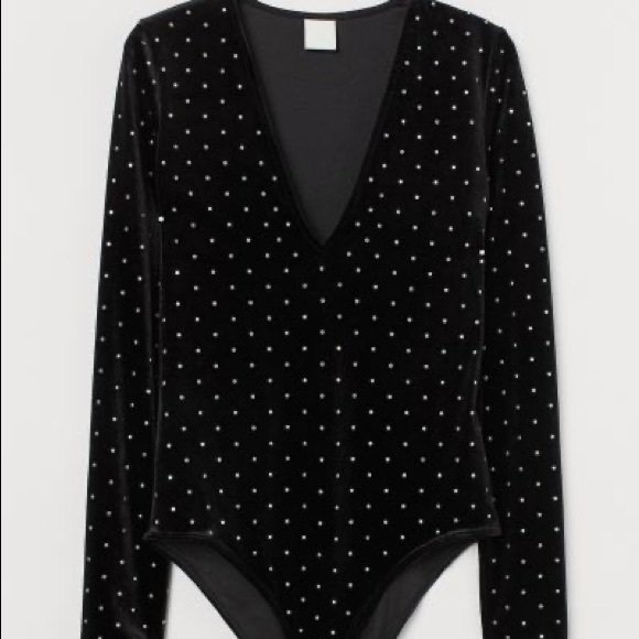 H&M Rhinestone Bodysuit - Picture 4 of 4